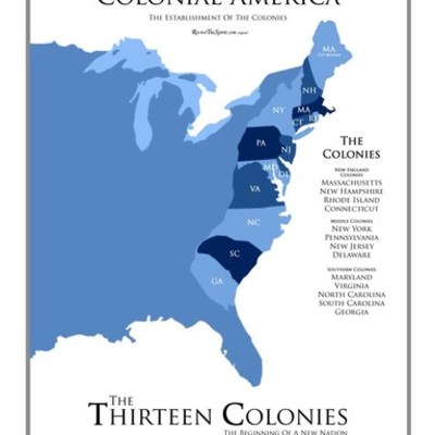 Timeline: 13 Colonies