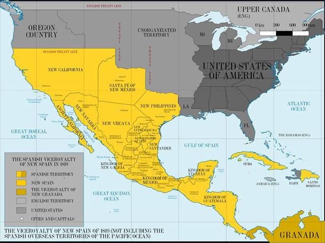 Antecedentes de la Independencia de México timeline | Timetoast timelines