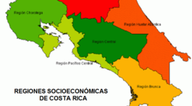 Timeline: Planeamiento Regiones socioeconómica de Costa Rica