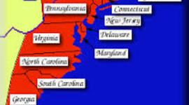 Timeline: The Thirteen Colonies