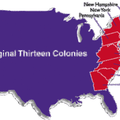 Timeline: 13 colonies