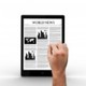 Tablet computer showing world newspaper 794723