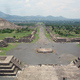 Teotihuacan view from the pyramid of the moon