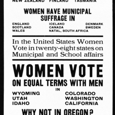 Timeline: Women Suffrage