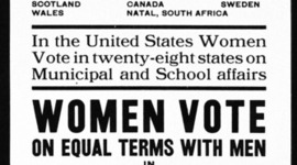 Timeline: Women Suffrage