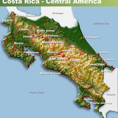 Timeline: Planeamiento Relieve de Costa Rica