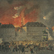 Københavns bombardement set fra kongens nytorv