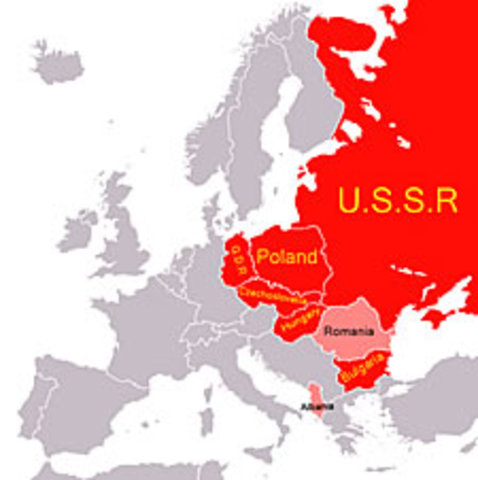 The Cold War: 1945-1991 timeline | Timetoast timelines
