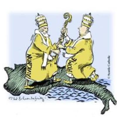 Timeline: Popes and Anitpopes