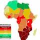 African hiv aids map