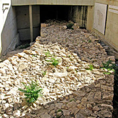 Timeline: חומות ירושלים בימי בית ראשון ושני