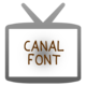 Logotip canal font
