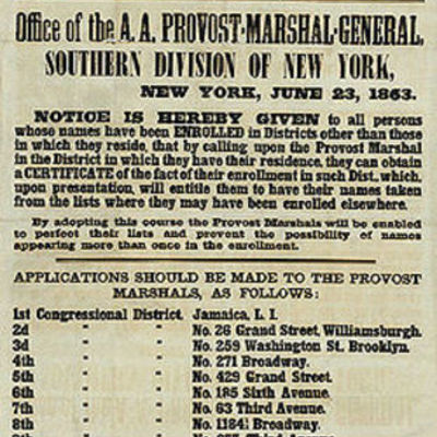 Timeline: New York City Daft Riot Of 1863