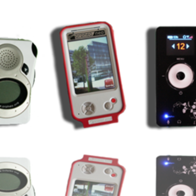 Timeline: Les inventions liées à l'évolution des parcours touristiques audio-guidés.