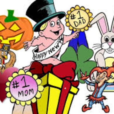 Timeline: Holidays of the Year!