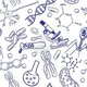 15196651 dibujos sobre biologia seamless pattern  formacion cientifica