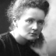 Marie curie postcard