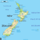 New zealand map