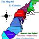 13 colonies map