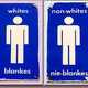 Apartheid symbol (bathroom signs)