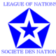League of nations flag (1939)   symbol of the league of nations