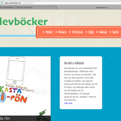 Timeline: Lärande på riktigt! Genrepedagogik/e-bibliotek