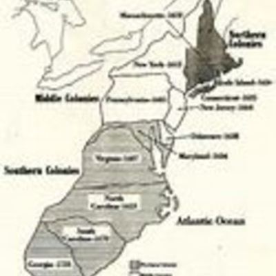 Timeline: 13 Colonies