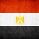 Egypt grunge flag by think0