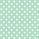 Mint green polka dots