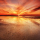 Beautiful beach snrise
