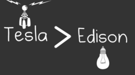Timeline: Nikola Tesla i Thomas Edison