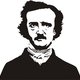 Edgar allan poe stencil by iamwickedstupid