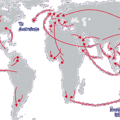 Timeline: Migration/Immigration of Peoples - Kaan Aksoy and Neelesh Bagrodia, Period 1
