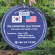 Korean war memorial plaque