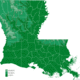 Louisiana state map