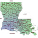 Louisiana map
