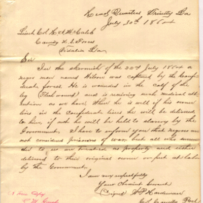 Timeline: Private John R. Miller Timeline!