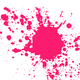 Pink paint splatter ipad 3 wallpaper