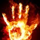 Fire hands screensaver 1