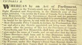 Timeline: Confederation