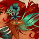 Bettas and flowers in muro by loish
