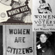 Womens suffrage sapne signs