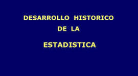 Timeline: historia de la estadistica