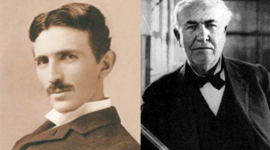 Timeline: Thomas Alva Edison  i Nikola Tesla