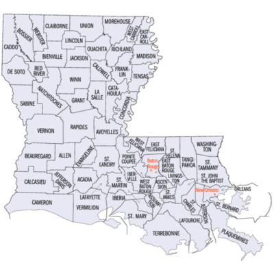 Timeline: Louisisana History