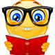 Stock illustration 16256880 nerd emoticon