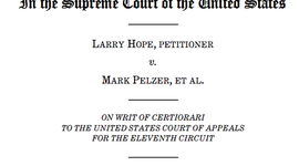 Timeline: Hope v. Pelzer