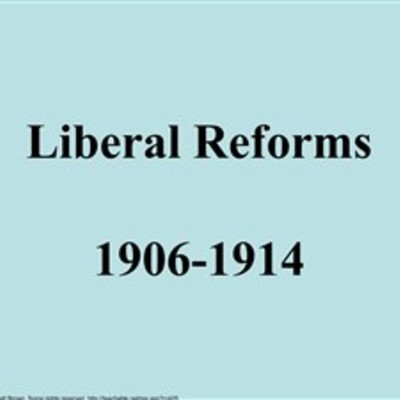 Timeline: Liberal Reforms