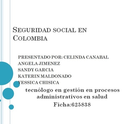 Timeline: ANTECEDENTES DE LA SEGURIDAD SOCIAL EN COLOMBIA