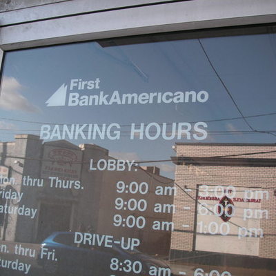 Timeline: First BankAmericano: Dead, but Not Buried